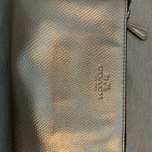 Coach zip up wallet